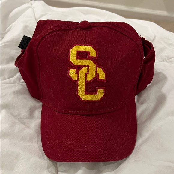 Little Earth Other - Red USC dog baseball hat